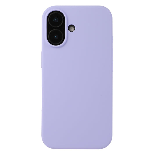 For iPhone 16 Plus Liquid Silicone Phone Case(Purple) - iPhone 16 Plus Cases by buy2fix | Online Shopping UK | buy2fix
