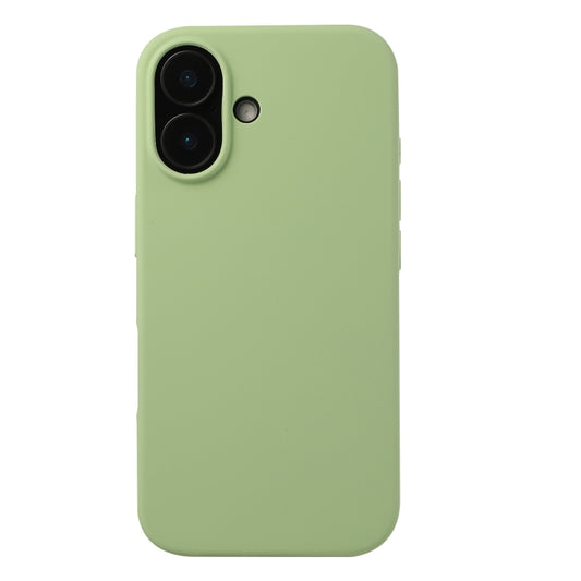 For iPhone 16 Plus Liquid Silicone Phone Case(Matcha Green) - iPhone 16 Plus Cases by buy2fix | Online Shopping UK | buy2fix