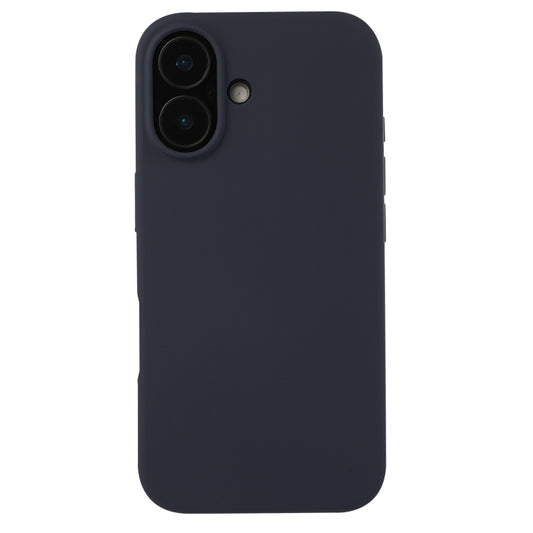 For iPhone 16 Plus Liquid Silicone Phone Case(Midnight Blue) - iPhone 16 Plus Cases by buy2fix | Online Shopping UK | buy2fix