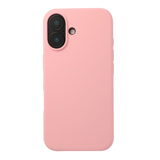 For iPhone 16 Plus Liquid Silicone Phone Case(Cherry Blossom Pink) - iPhone 16 Plus Cases by buy2fix | Online Shopping UK | buy2fix