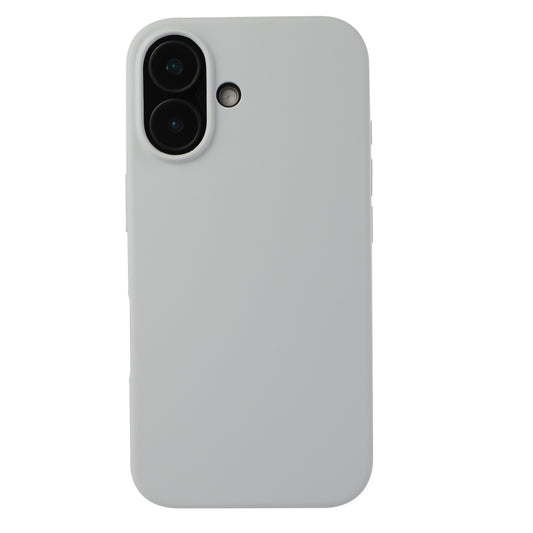 For iPhone 16 Plus Liquid Silicone Phone Case(Blue Grey) - iPhone 16 Plus Cases by buy2fix | Online Shopping UK | buy2fix