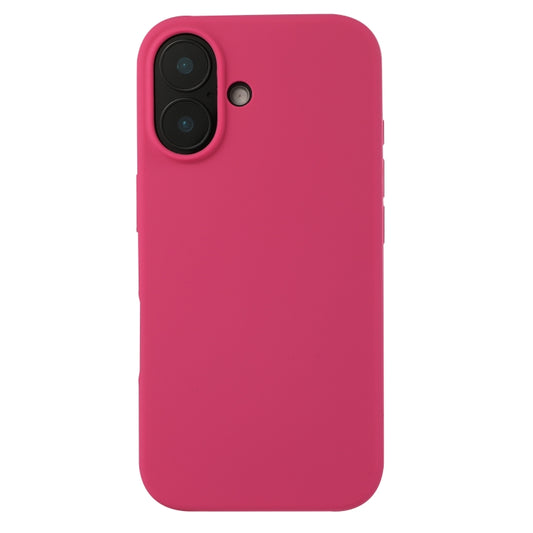 For iPhone 16 Plus Liquid Silicone Phone Case(Pitaya) - iPhone 16 Plus Cases by buy2fix | Online Shopping UK | buy2fix