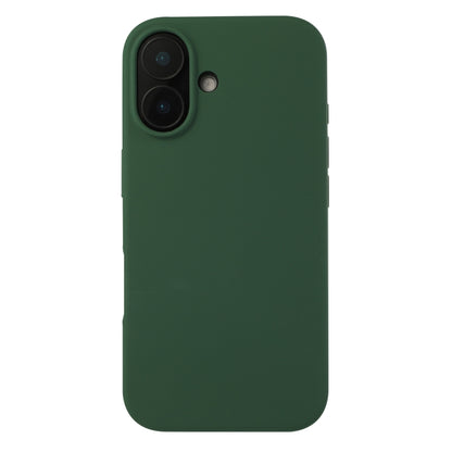 For iPhone 16 Plus Liquid Silicone Phone Case(Clover Green) - iPhone 16 Plus Cases by buy2fix | Online Shopping UK | buy2fix