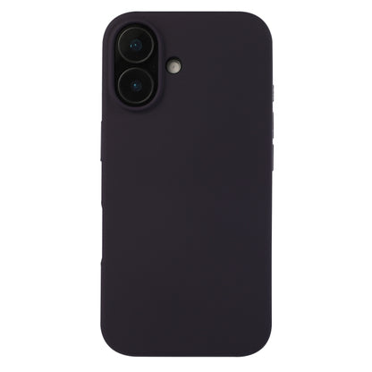 For iPhone 16 Plus Liquid Silicone Phone Case(Berry Purple) - iPhone 16 Plus Cases by buy2fix | Online Shopping UK | buy2fix