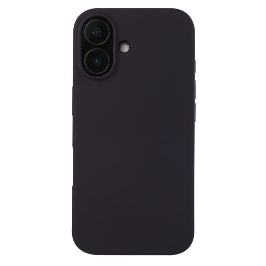 For iPhone 16 Plus Liquid Silicone Phone Case(Berry Purple) - iPhone 16 Plus Cases by buy2fix | Online Shopping UK | buy2fix