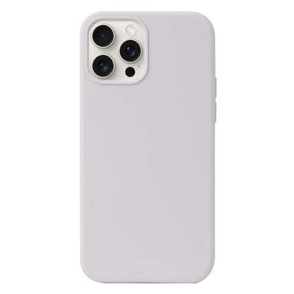 For iPhone 16 Pro Liquid Silicone Phone Case(White) by buy2fix