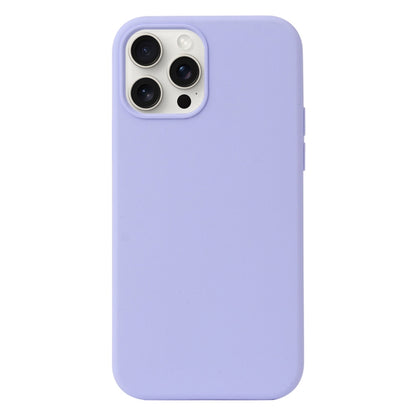 For iPhone 16 Pro Liquid Silicone Phone Case(Purple) by buy2fix
