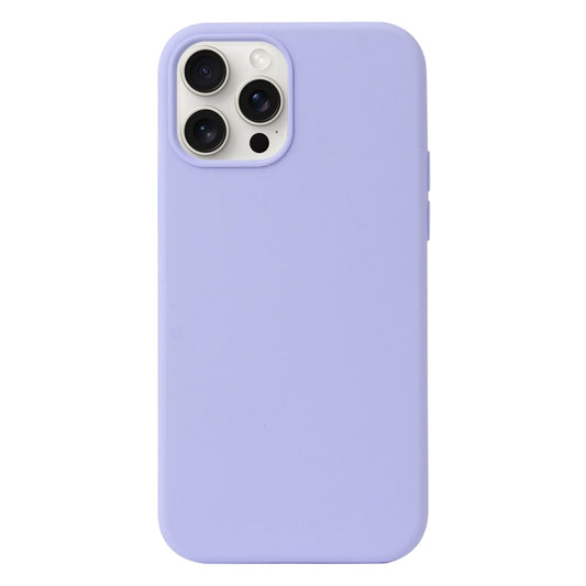 For iPhone 16 Pro Liquid Silicone Phone Case(Purple) by buy2fix