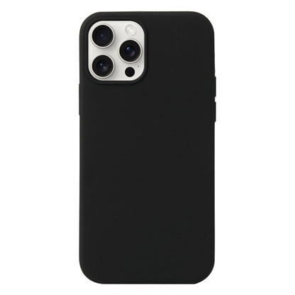 For iPhone 16 Pro Liquid Silicone Phone Case(Black) by buy2fix