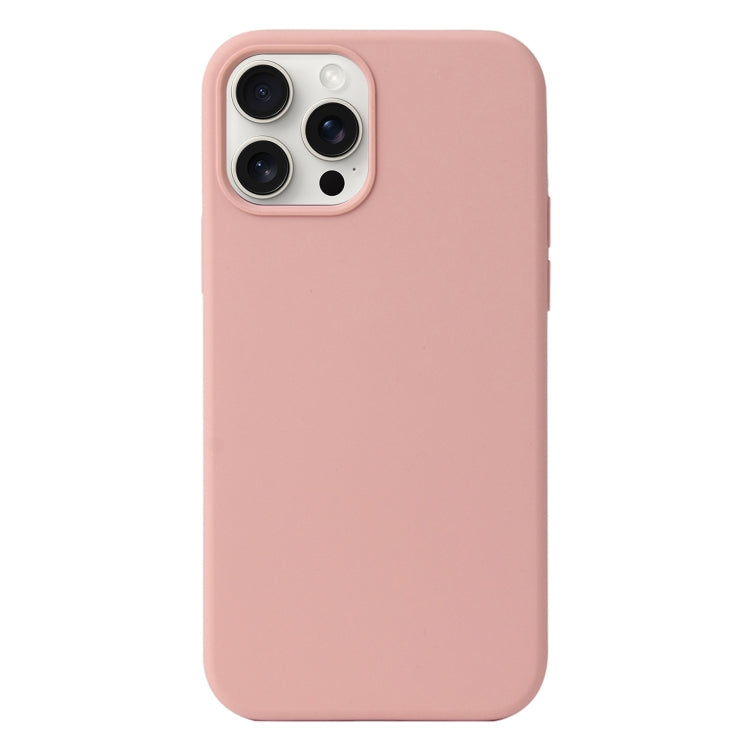 For iPhone 16 Pro Liquid Silicone Phone Case(Cherry Blossom Pink) by buy2fix