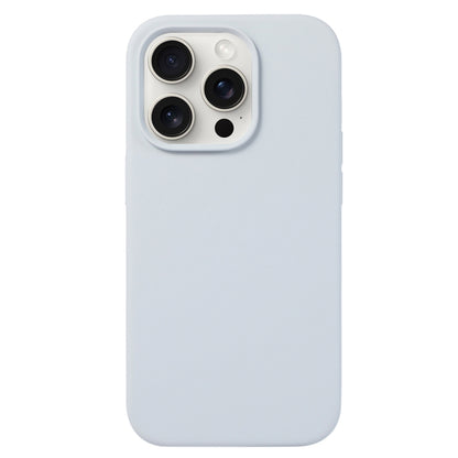 For iPhone 16 Pro Liquid Silicone Phone Case(Blue Grey) by buy2fix