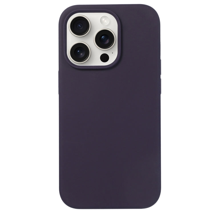 For iPhone 16 Pro Liquid Silicone Phone Case(Berry Purple) by buy2fix