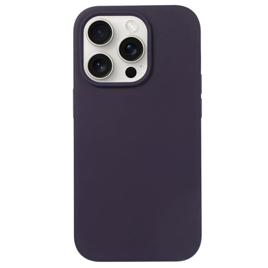 For iPhone 16 Pro Liquid Silicone Phone Case(Berry Purple) by buy2fix