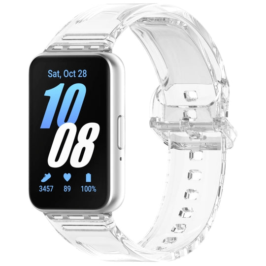 For Samsung Galaxy Fit3 Color Changing TPU Watch Band(Transparent)