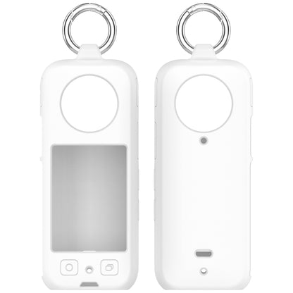 For Insta360 X3 Portable Silicone Protective Case(White) by buy2fix