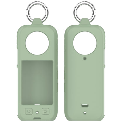 For Insta360 X3 Portable Silicone Protective Case(Ice Green) by buy2fix