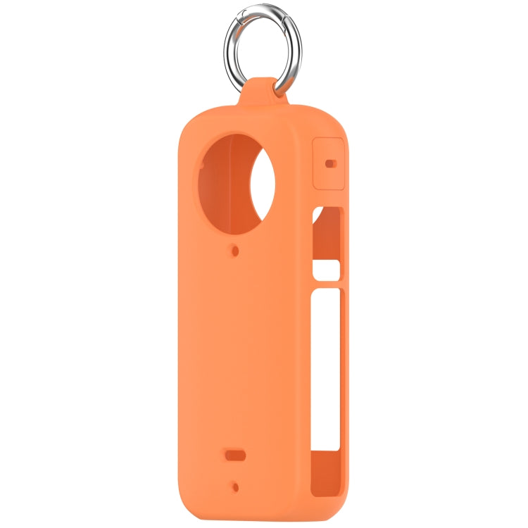 For Insta360 X3 Portable Silicone Protective Case(Orange) by buy2fix