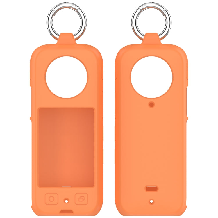 For Insta360 X3 Portable Silicone Protective Case(Orange) by buy2fix