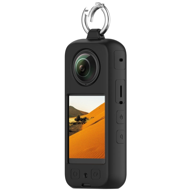 For Insta360 X3 Portable Silicone Protective Case(Black) by buy2fix