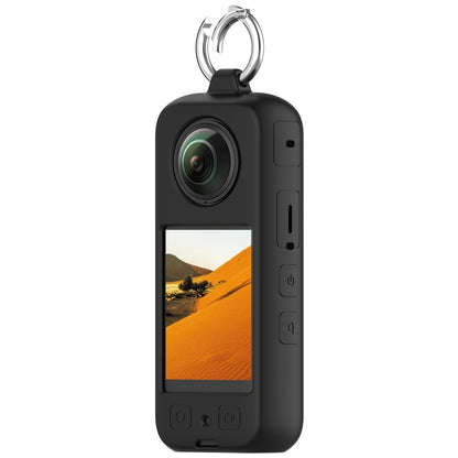For Insta360 X3 Portable Silicone Protective Case(Black) by buy2fix