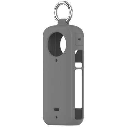 For Insta360 X3 Portable Silicone Protective Case(Dark Grey) by buy2fix