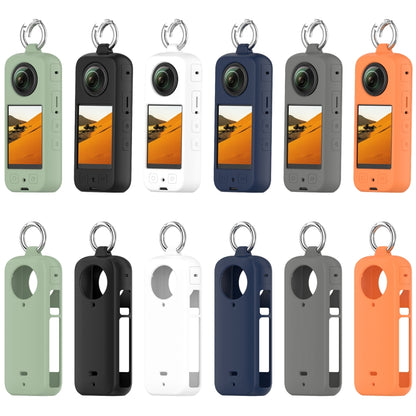 For Insta360 X3 Portable Silicone Protective Case(Black) by buy2fix