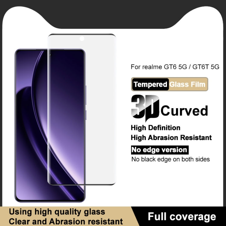 For Realme GT Neo6 SE 5G imak No Edge Version 3D Curved Full Screen Tempered Glass Film - Realme Tempered Glass by imak | Online Shopping UK | buy2fix