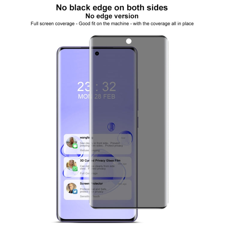 For Realme GT 6 5G Global imak No Edge Version 3D Curved Privacy Full Screen Tempered Glass Film - Realme Tempered Glass by imak | Online Shopping UK | buy2fix