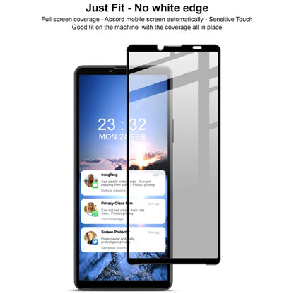 For Sony Xperia 10 VI imak HD Full Screen Privacy Tempered Glass Protective Film - Sony Tempered Glass by imak | Online Shopping UK | buy2fix