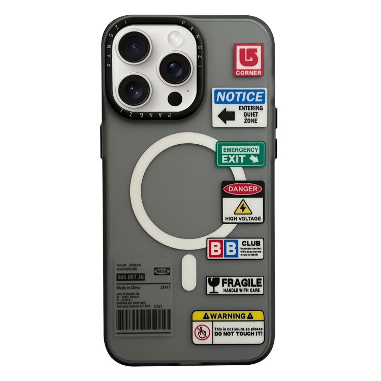 For iPhone 13 Pro Max Double-Layer Frosted IMD MagSafe Phone Case(Personalized Label) by buy2fix