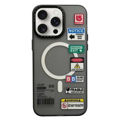 For iPhone 13 Pro Max Double-Layer Frosted IMD MagSafe Phone Case(Personalized Label) by buy2fix