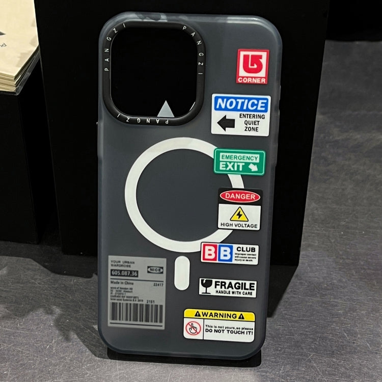 For iPhone 13 Pro Max Double-Layer Frosted IMD MagSafe Phone Case(Personalized Label) by buy2fix