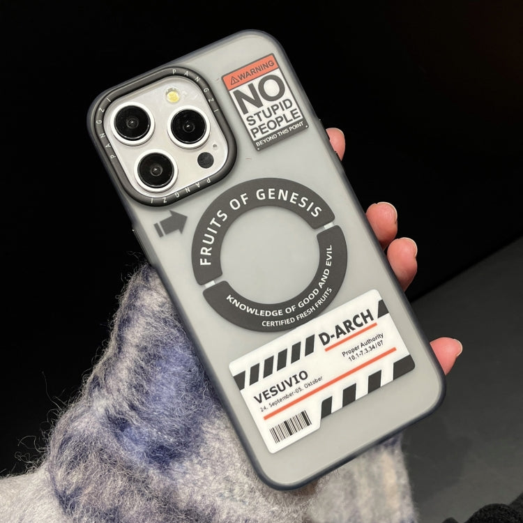 For iPhone 12 Double-Layer Frosted IMD MagSafe Phone Case(English Label NO) by buy2fix