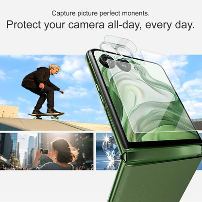 For Motorola Razr 50 Ultra 1 Sets imak Integrated Lens Film + Glass Rear Screen Sticker - Motorola Tempered Glass by imak | Online Shopping UK | buy2fix