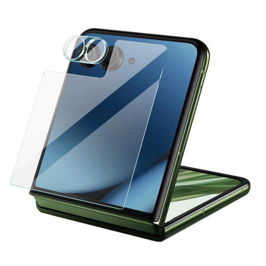 For Motorola Razr 50 Ultra 1 Sets imak Integrated Lens Film + Glass Rear Screen Sticker - Motorola Tempered Glass by imak | Online Shopping UK | buy2fix