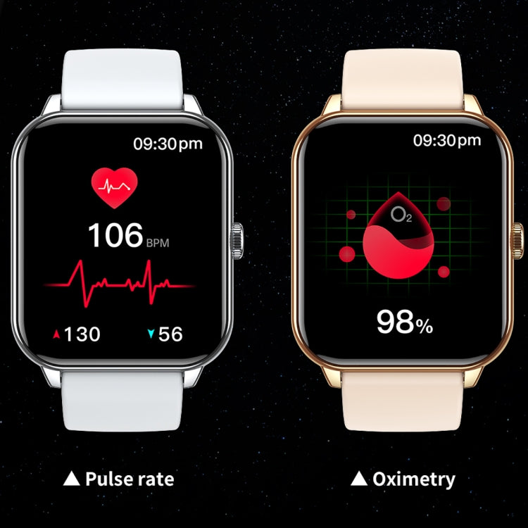 CY13 1.9 inch IPS Square Screen Smart Watch Supports Bluetooth Calls / Health Monitoring(Black) by buy2fix