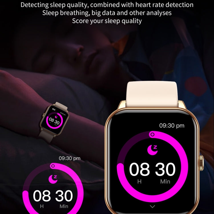 CY13 1.9 inch IPS Square Screen Smart Watch Supports Bluetooth Calls / Health Monitoring(Black) by buy2fix