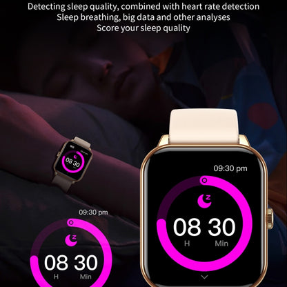 CY13 1.9 inch IPS Square Screen Smart Watch Supports Bluetooth Calls / Health Monitoring(Silver) by buy2fix