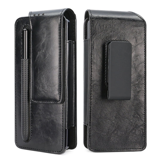 For Samsung Galaxy Z Fold 3 / 4 / 5 / 6 VIETAO Retro Thinking Series PU Shockproof Phone Bag, Without Pen(Black) - Galaxy Z Fold5 Cases by VIETAO | Online Shopping UK | buy2fix