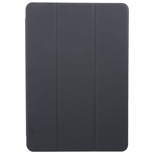 For Huawei MatePad 11.5 S GEBEI 3-folding Holder Shockproof Flip Leather Tablet Case(Black) - Huawei by GEBEI | Online Shopping UK | buy2fix