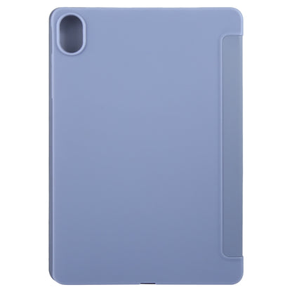 For Huawei MatePad 11.5 S GEBEI 3-folding Holder Shockproof Flip Leather Tablet Case(Purple) - Huawei by GEBEI | Online Shopping UK | buy2fix