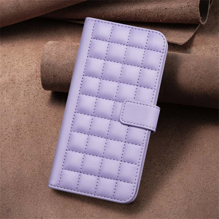 For Tecno Spark Go 2024 / 20C / Pop 8 Square Texture Leather Phone Case(Purple) by buy2fix
