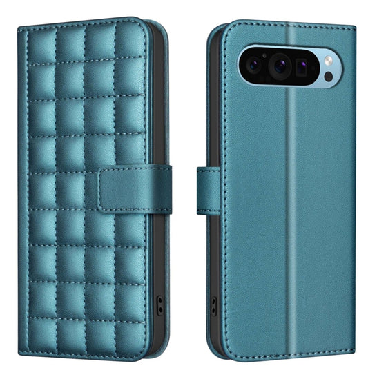 For Google Pixel 9 Square Texture Leather Phone Case(Green) by buy2fix