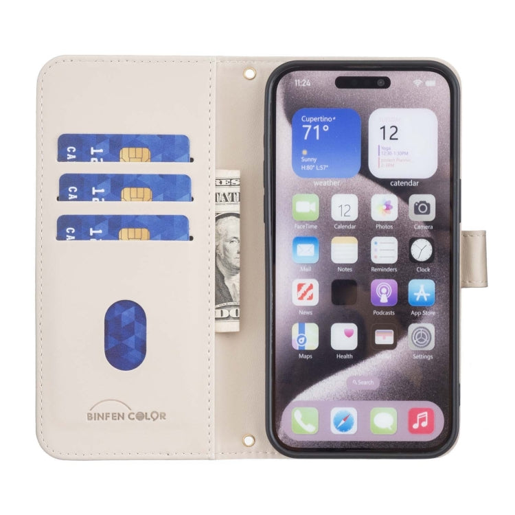 For Google Pixel 9 Square Texture Leather Phone Case(Beige) by buy2fix