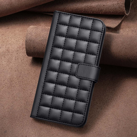 For Google Pixel 9 Pro Square Texture Leather Phone Case(Black) by buy2fix