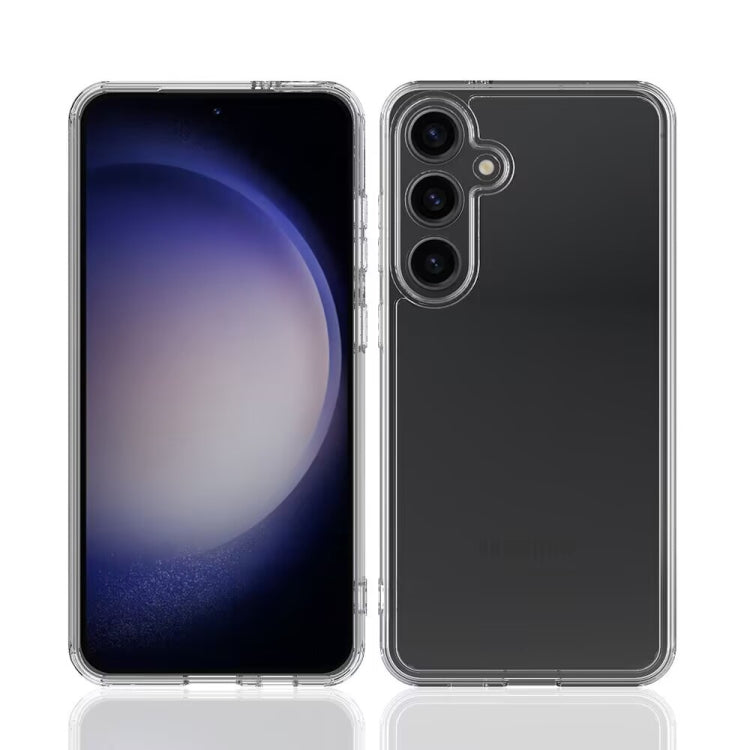 For Samsung Galaxy S25 5G Scratchproof Acrylic TPU Phone Case(Transparent) by buy2fix