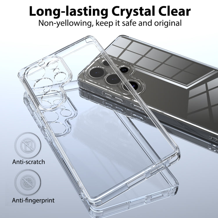 For Samsung Galaxy S25 Ultra 5G Scratchproof Acrylic TPU Phone Case(Transparent) by buy2fix