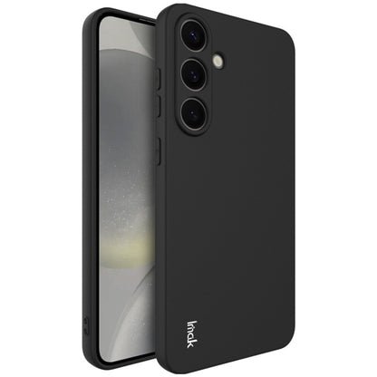 For Samsung Galaxy S25+ 5G imak UC-3 Series Shockproof Frosted TPU Phone Case(Black) by imak