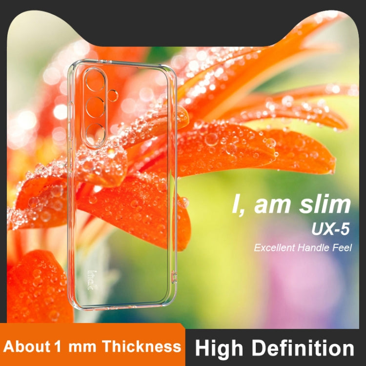 For Samsung Galaxy S24 FE 5G imak UX-5 Series Super Slim Transparent Shockproof TPU Protective Case(Transparent) - Galaxy S24 FE 5G Cases by imak | Online Shopping UK | buy2fix