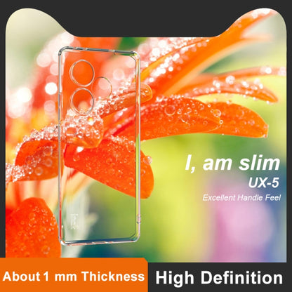 For Realme GT Neo6 5G imak UX-5 Series Super Slim Transparent Shockproof TPU Protective Case(Transparent) - Realme Cases by imak | Online Shopping UK | buy2fix